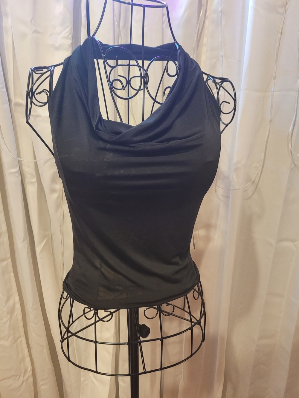 wild fable Black Cowl Neck Camisole